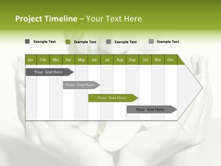 A Woman Holding A Plant In Her Hands PowerPoint Template