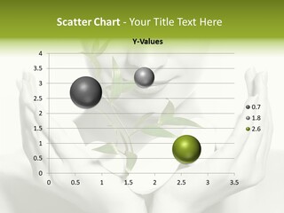 A Woman Holding A Plant In Her Hands PowerPoint Template
