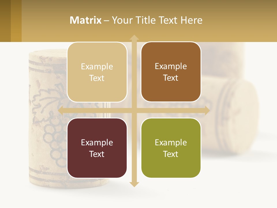 A Group Of Wine Corks Sitting Next To Each Other PowerPoint Template