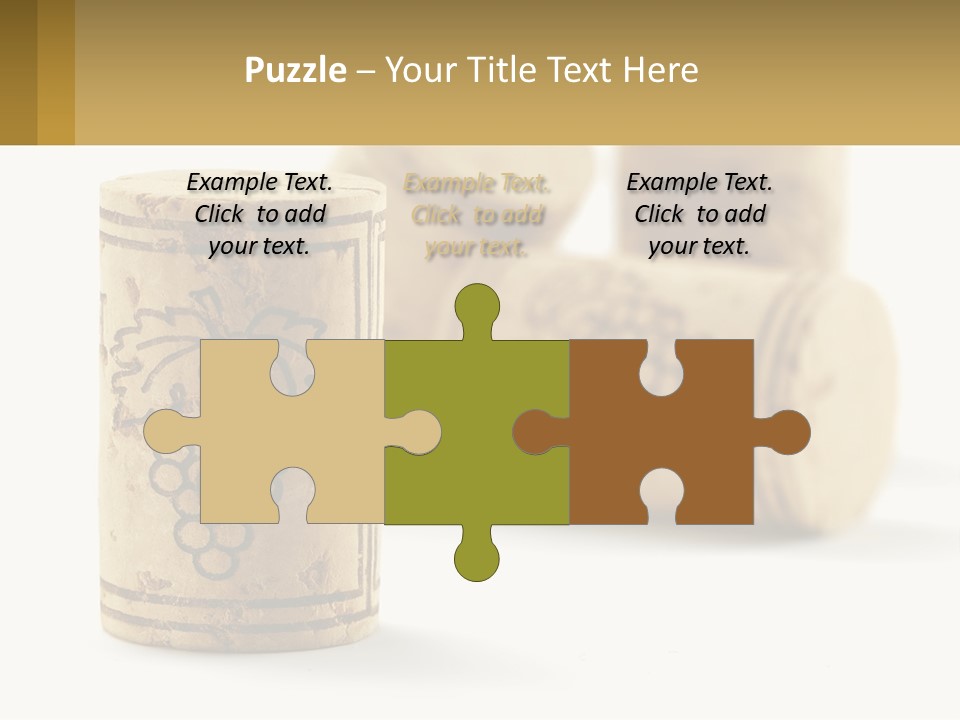 A Group Of Wine Corks Sitting Next To Each Other PowerPoint Template