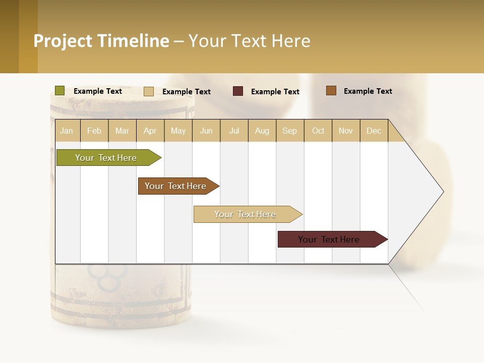 A Group Of Wine Corks Sitting Next To Each Other PowerPoint Template