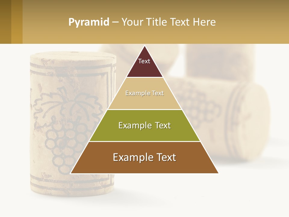 A Group Of Wine Corks Sitting Next To Each Other PowerPoint Template