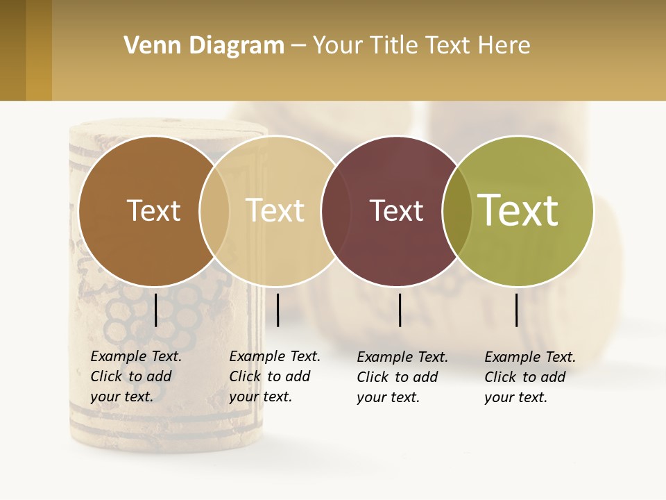 A Group Of Wine Corks Sitting Next To Each Other PowerPoint Template
