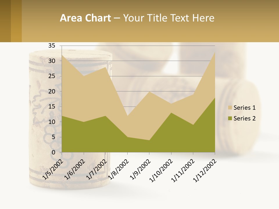 A Group Of Wine Corks Sitting Next To Each Other PowerPoint Template