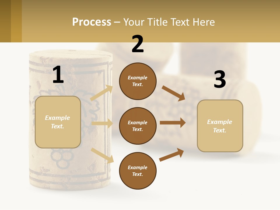 A Group Of Wine Corks Sitting Next To Each Other PowerPoint Template