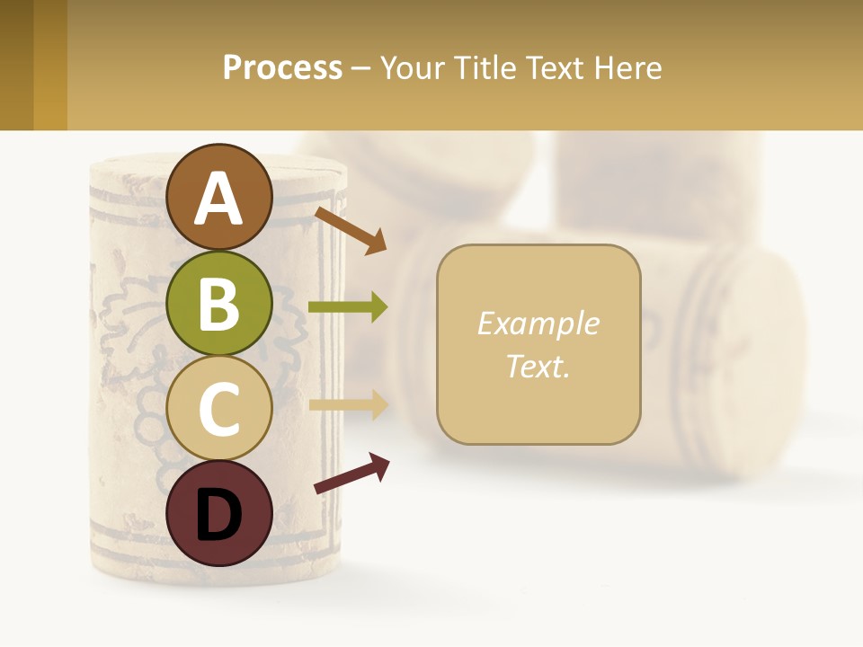 A Group Of Wine Corks Sitting Next To Each Other PowerPoint Template