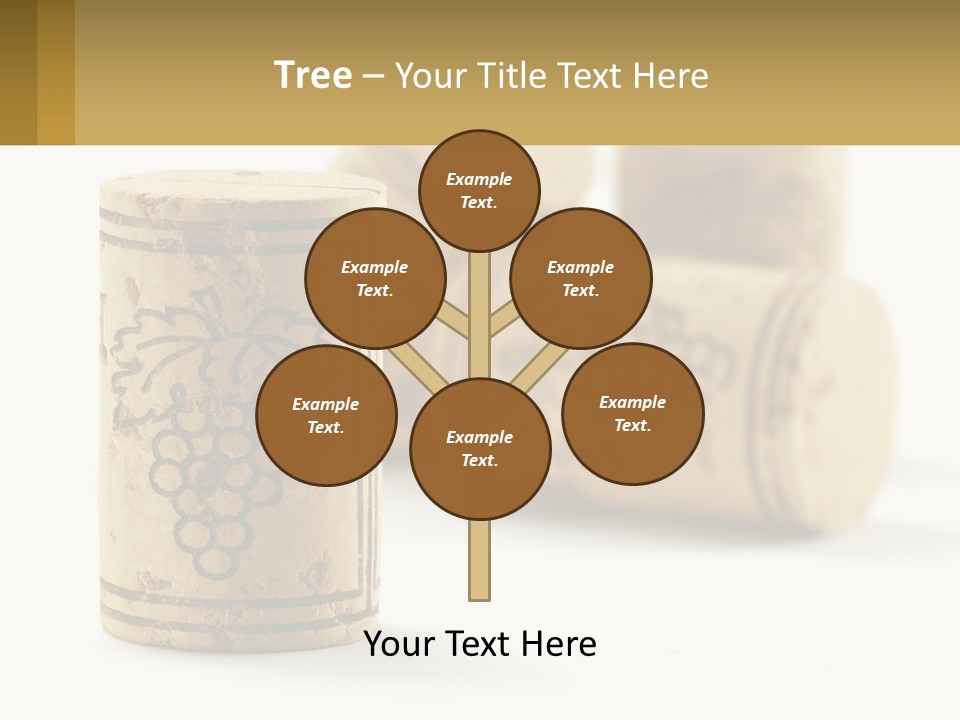 A Group Of Wine Corks Sitting Next To Each Other PowerPoint Template