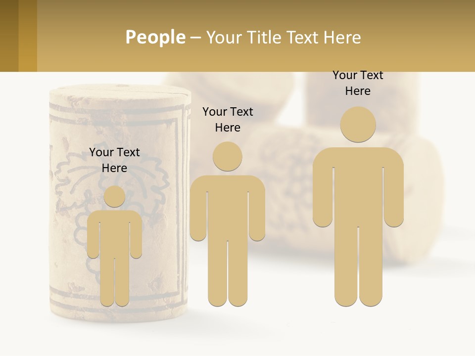 A Group Of Wine Corks Sitting Next To Each Other PowerPoint Template