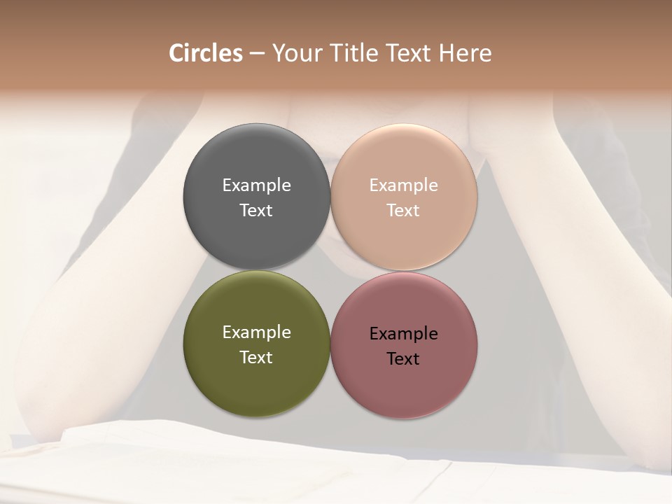 A Young Boy Sitting At A Desk With His Hands On His Head PowerPoint Template