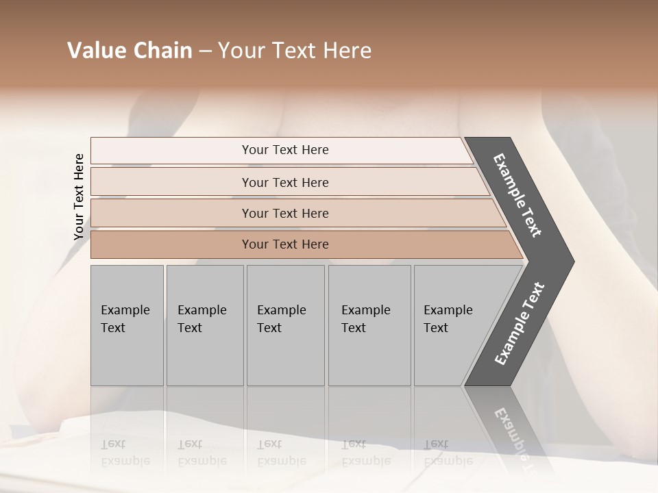 A Young Boy Sitting At A Desk With His Hands On His Head PowerPoint Template
