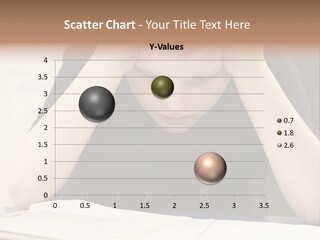 A Young Boy Sitting At A Desk With His Hands On His Head PowerPoint Template