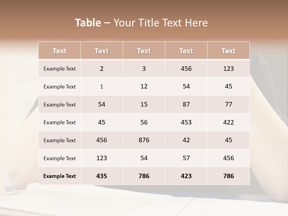 A Young Boy Sitting At A Desk With His Hands On His Head PowerPoint Template