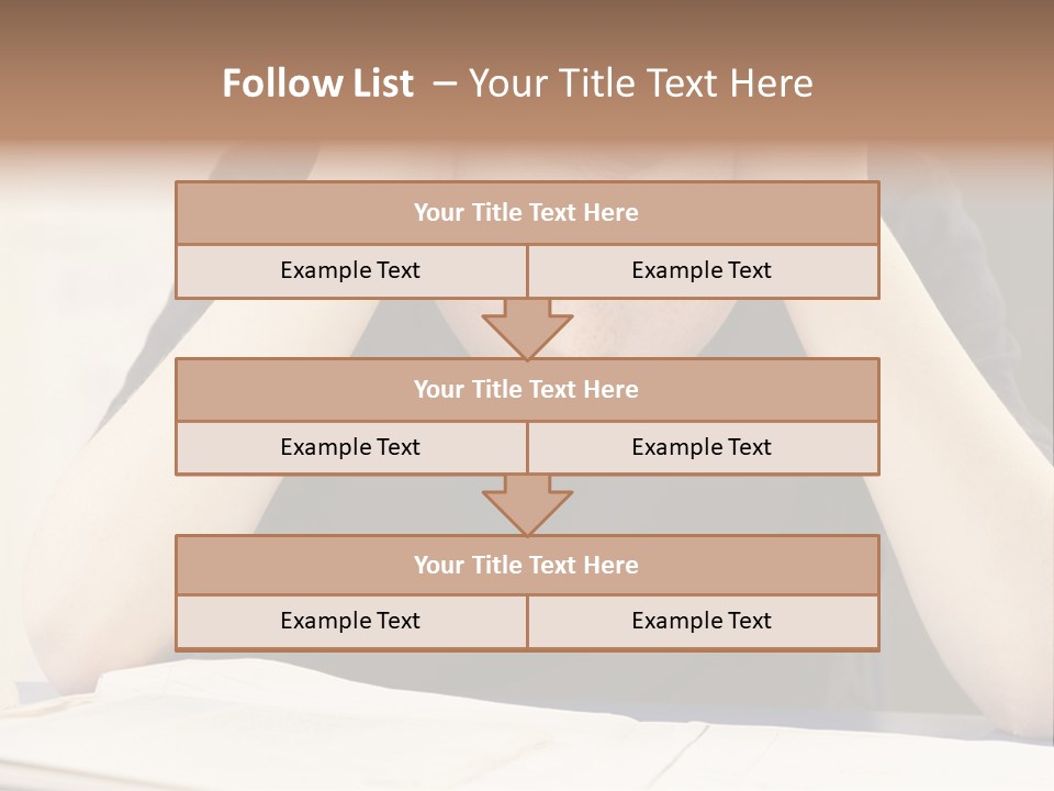 A Young Boy Sitting At A Desk With His Hands On His Head PowerPoint Template