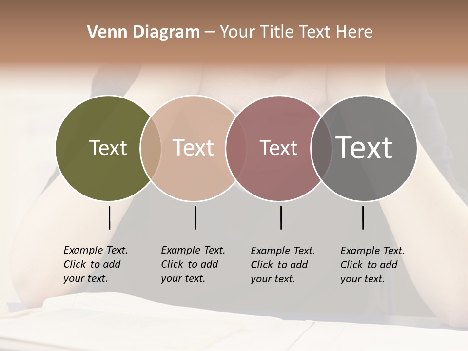 A Young Boy Sitting At A Desk With His Hands On His Head PowerPoint Template