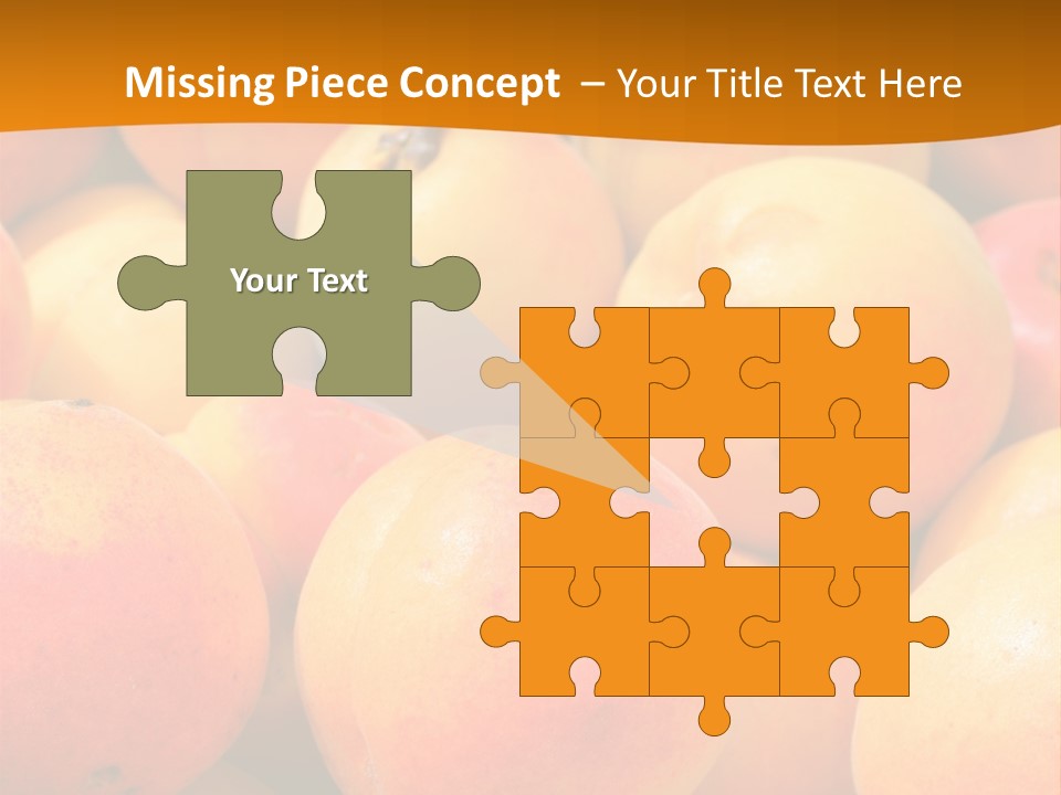 A Pile Of Peaches With Leaves On Top Of Them PowerPoint Template
