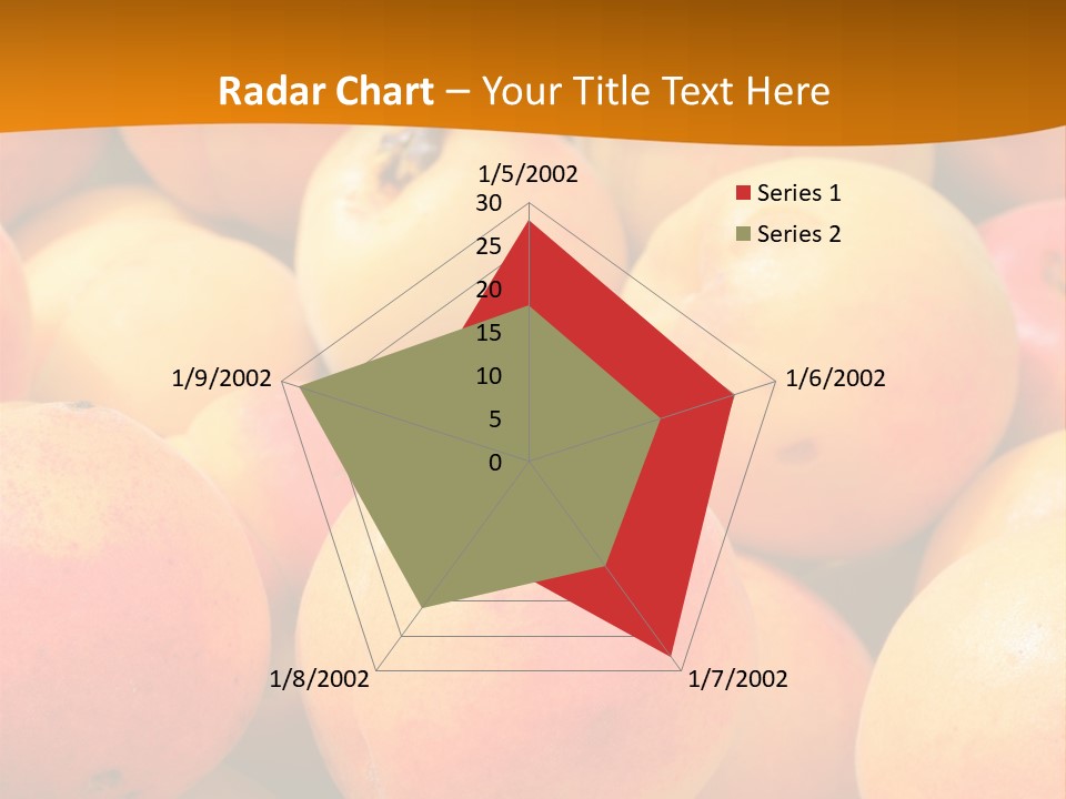 A Pile Of Peaches With Leaves On Top Of Them PowerPoint Template