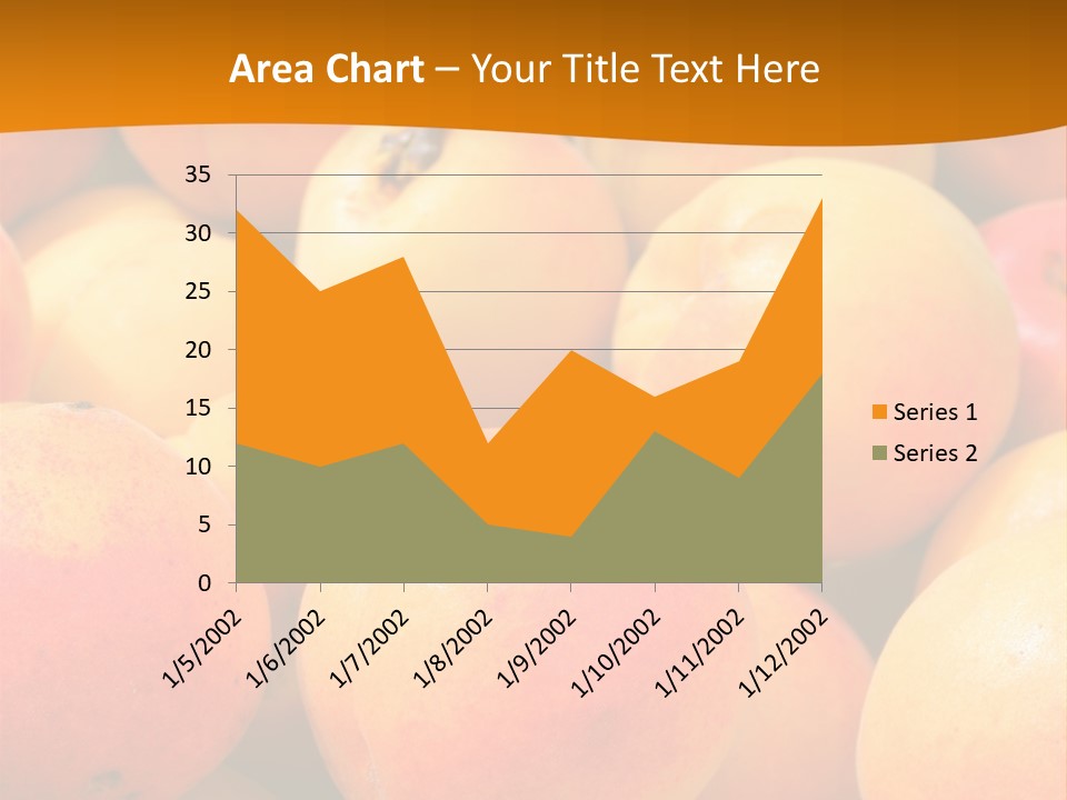 A Pile Of Peaches With Leaves On Top Of Them PowerPoint Template