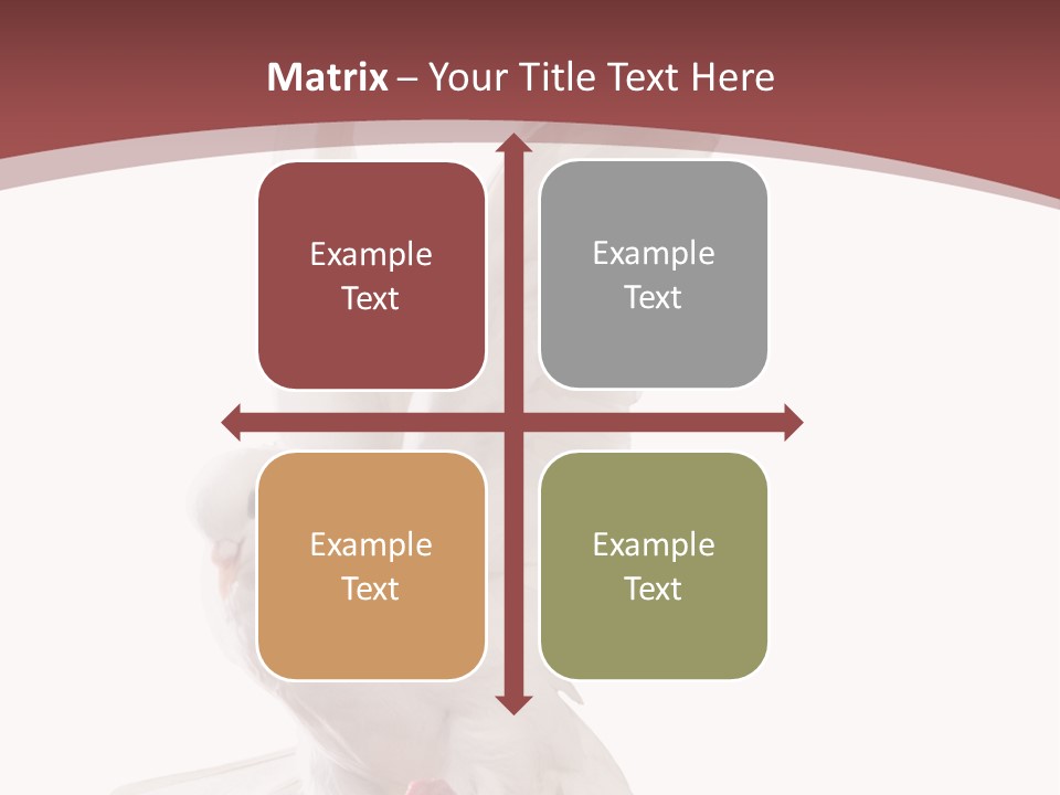 A White Dove Flying In The Air With Its Wings Spread PowerPoint Template