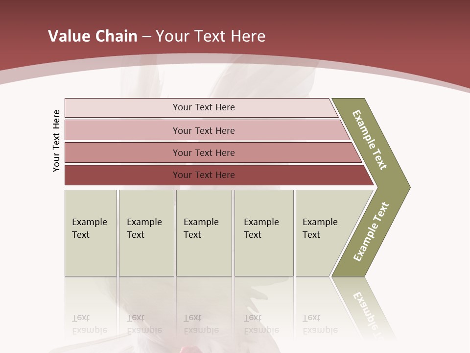 A White Dove Flying In The Air With Its Wings Spread PowerPoint Template