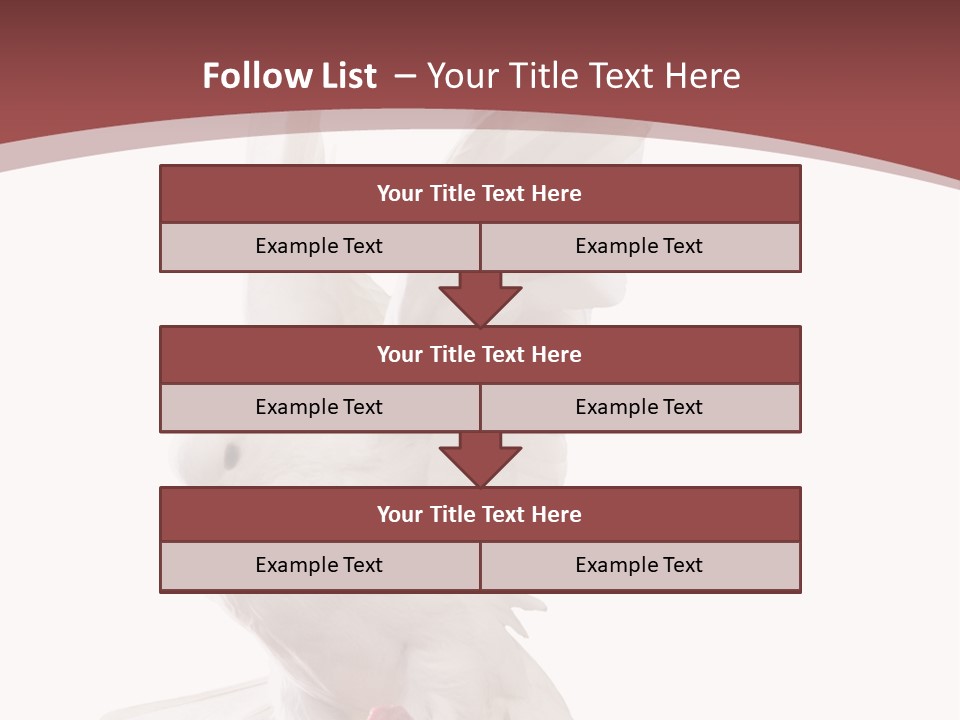 A White Dove Flying In The Air With Its Wings Spread PowerPoint Template