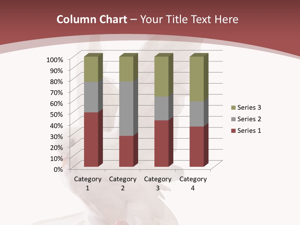 A White Dove Flying In The Air With Its Wings Spread PowerPoint Template