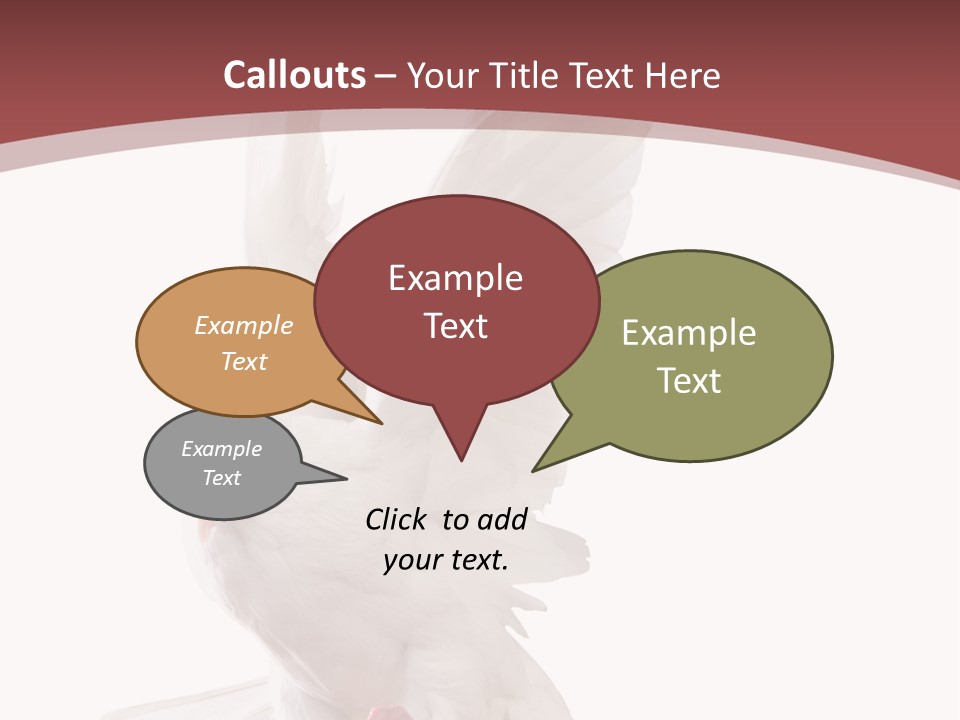 A White Dove Flying In The Air With Its Wings Spread PowerPoint Template