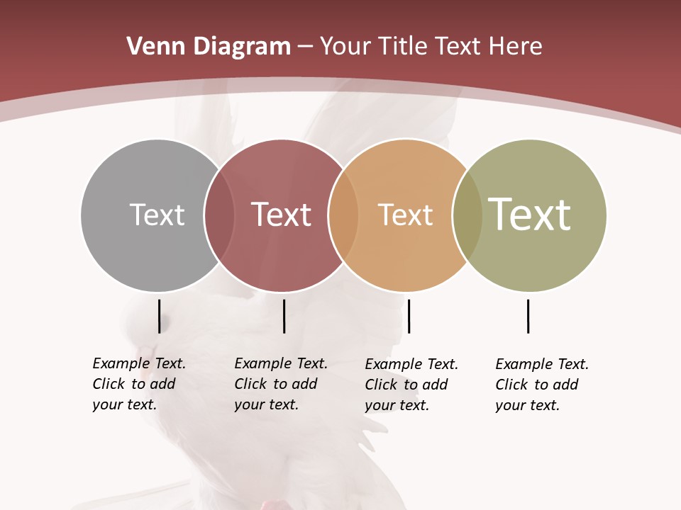 A White Dove Flying In The Air With Its Wings Spread PowerPoint Template