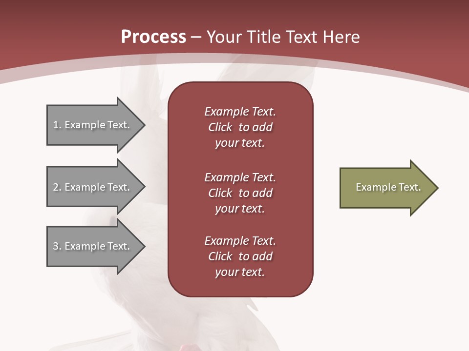 A White Dove Flying In The Air With Its Wings Spread PowerPoint Template