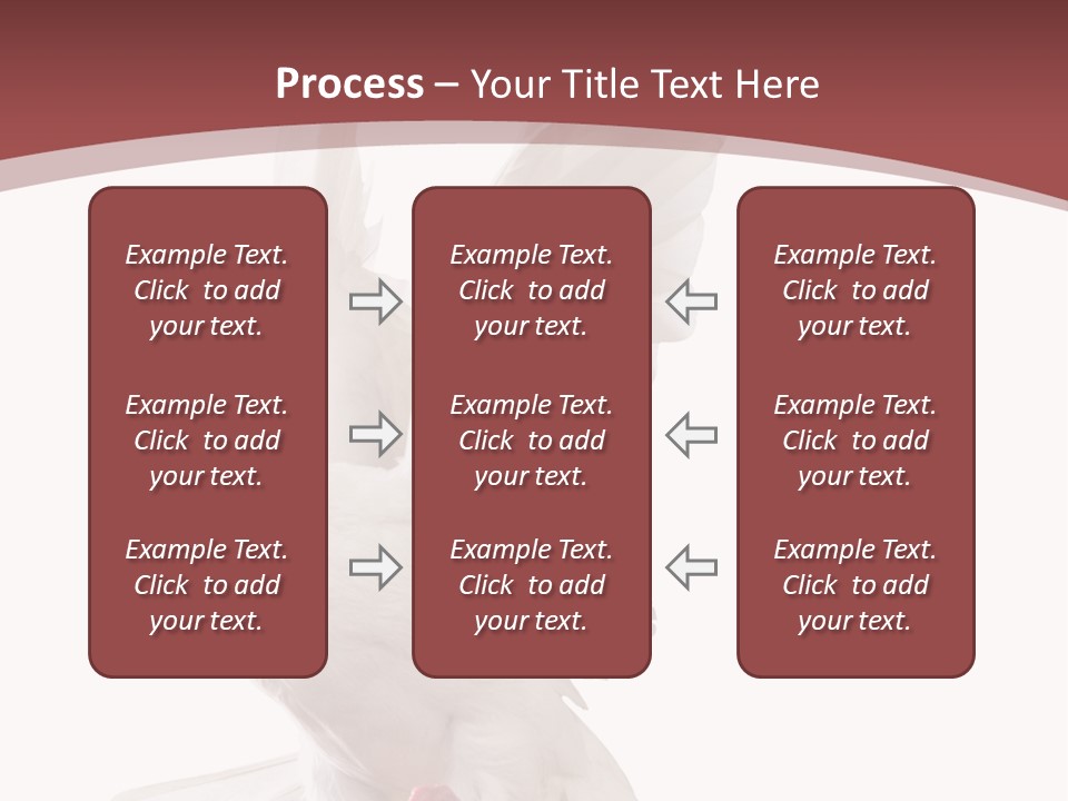 A White Dove Flying In The Air With Its Wings Spread PowerPoint Template