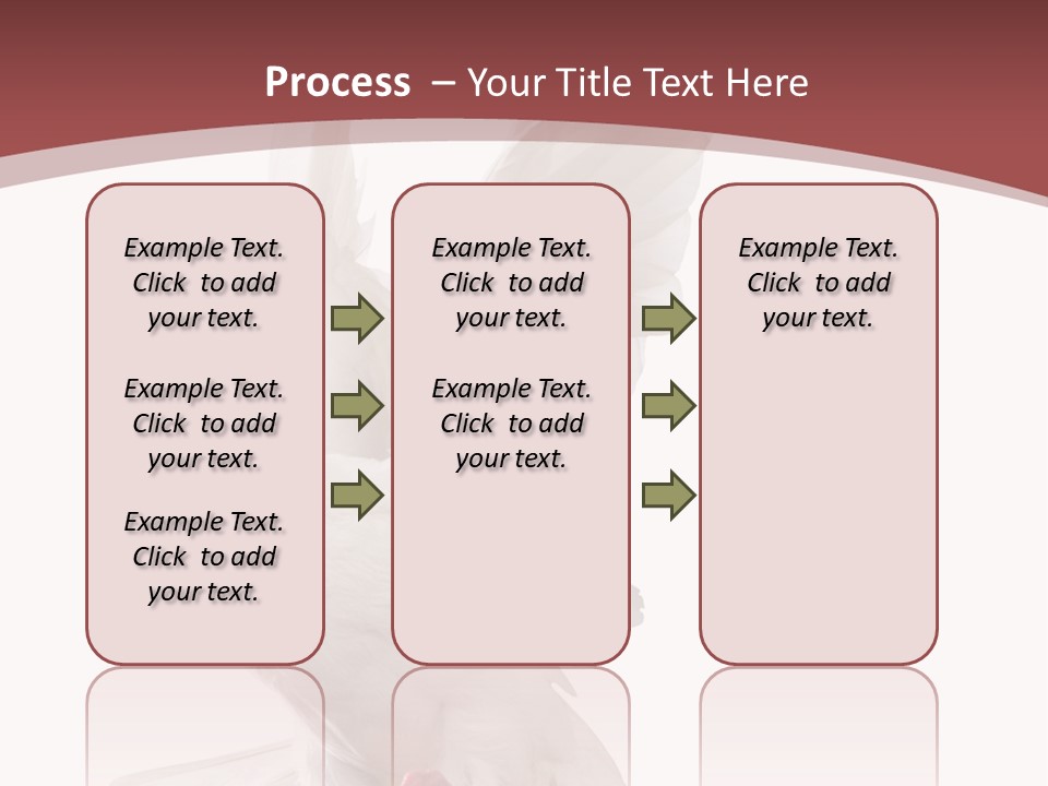 A White Dove Flying In The Air With Its Wings Spread PowerPoint Template