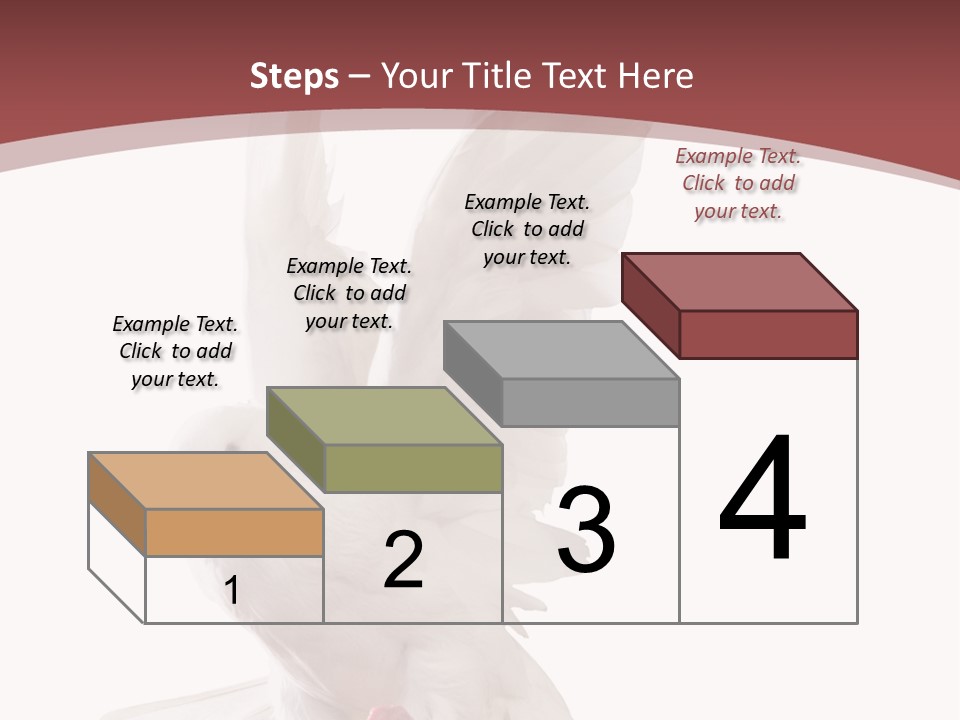 A White Dove Flying In The Air With Its Wings Spread PowerPoint Template