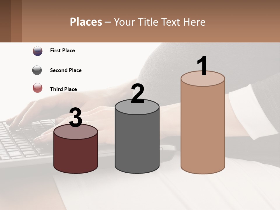 A Pregnant Woman Typing On A Laptop Computer PowerPoint Template