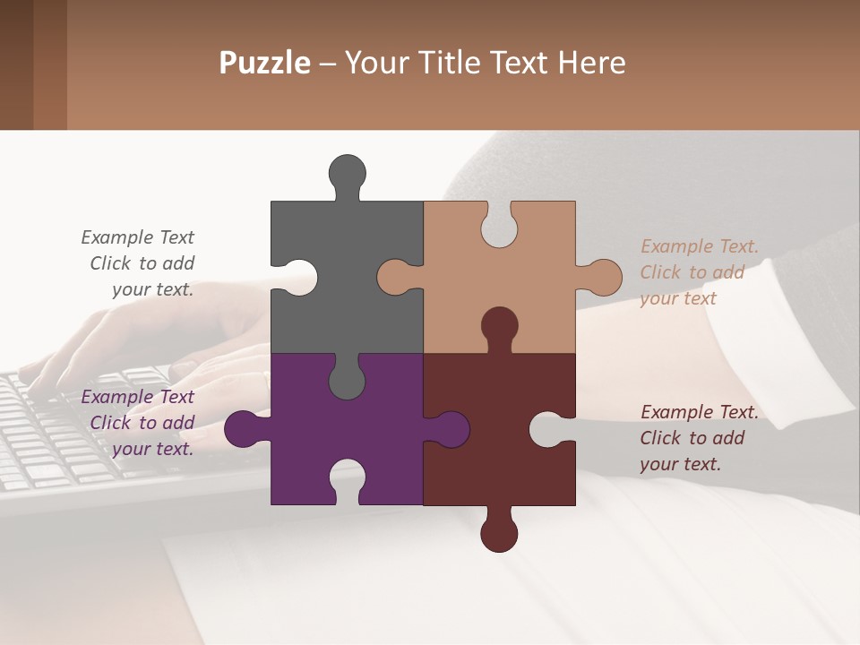 A Pregnant Woman Typing On A Laptop Computer PowerPoint Template