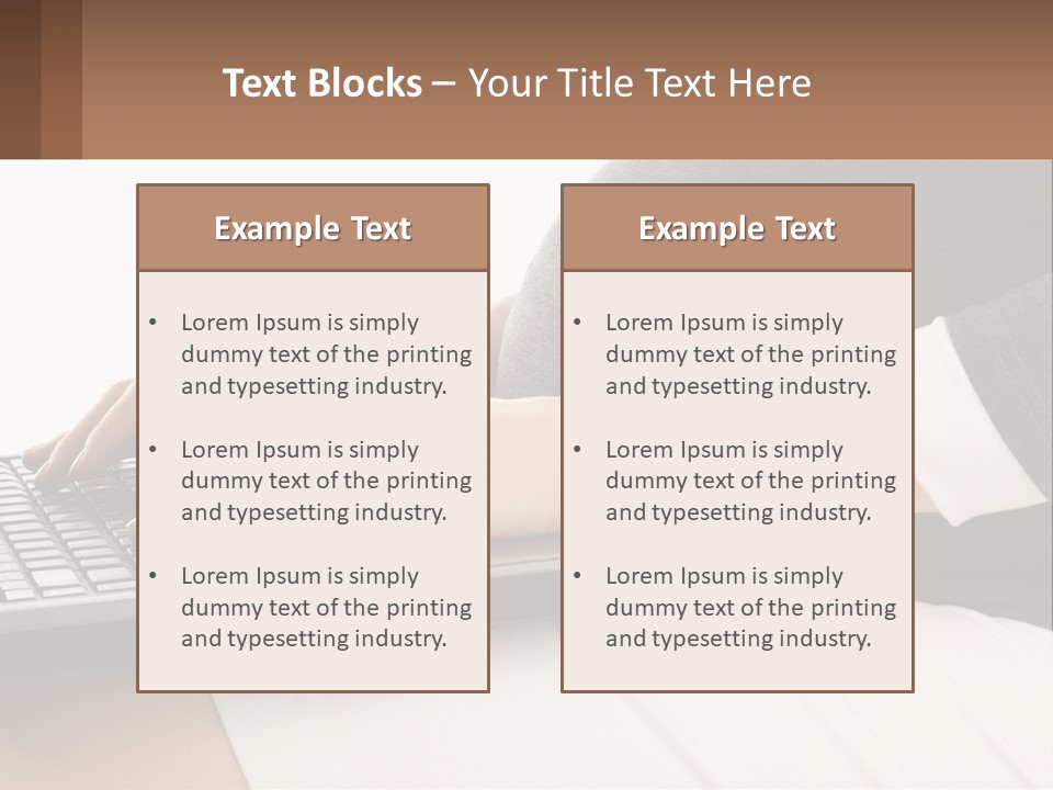 A Pregnant Woman Typing On A Laptop Computer PowerPoint Template
