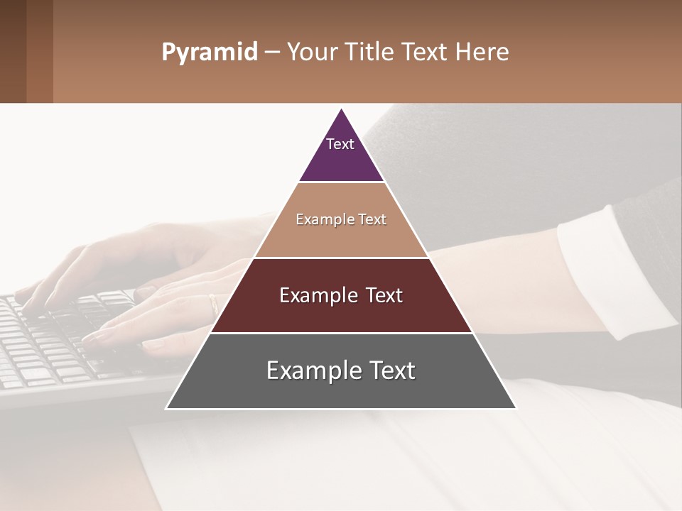 A Pregnant Woman Typing On A Laptop Computer PowerPoint Template