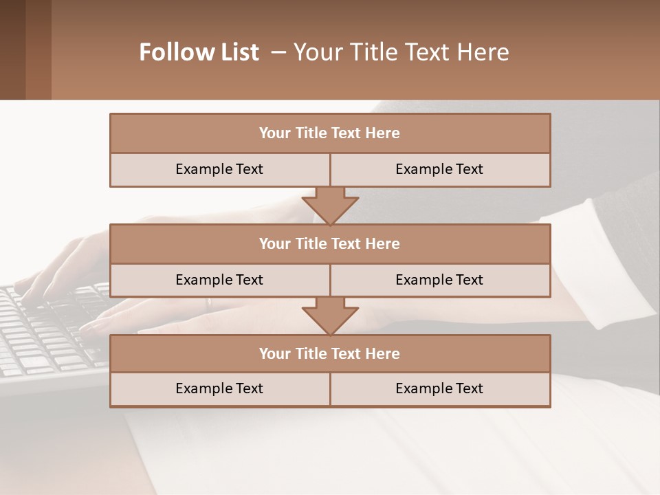 A Pregnant Woman Typing On A Laptop Computer PowerPoint Template
