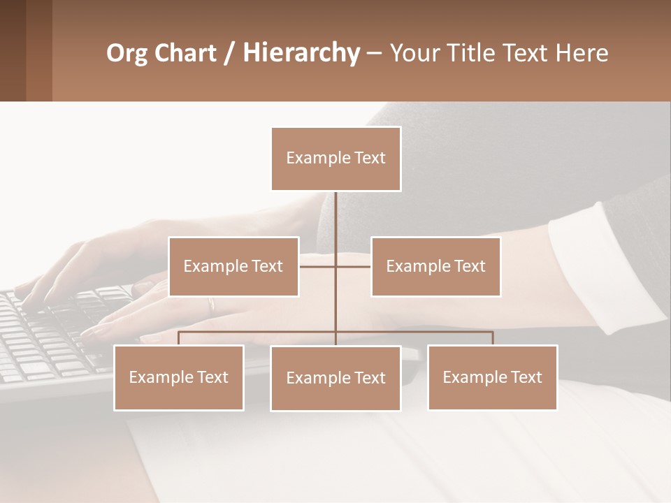 A Pregnant Woman Typing On A Laptop Computer PowerPoint Template