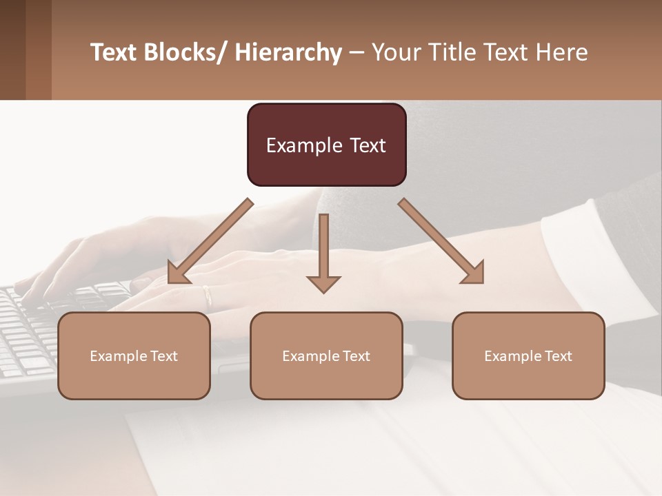 A Pregnant Woman Typing On A Laptop Computer PowerPoint Template