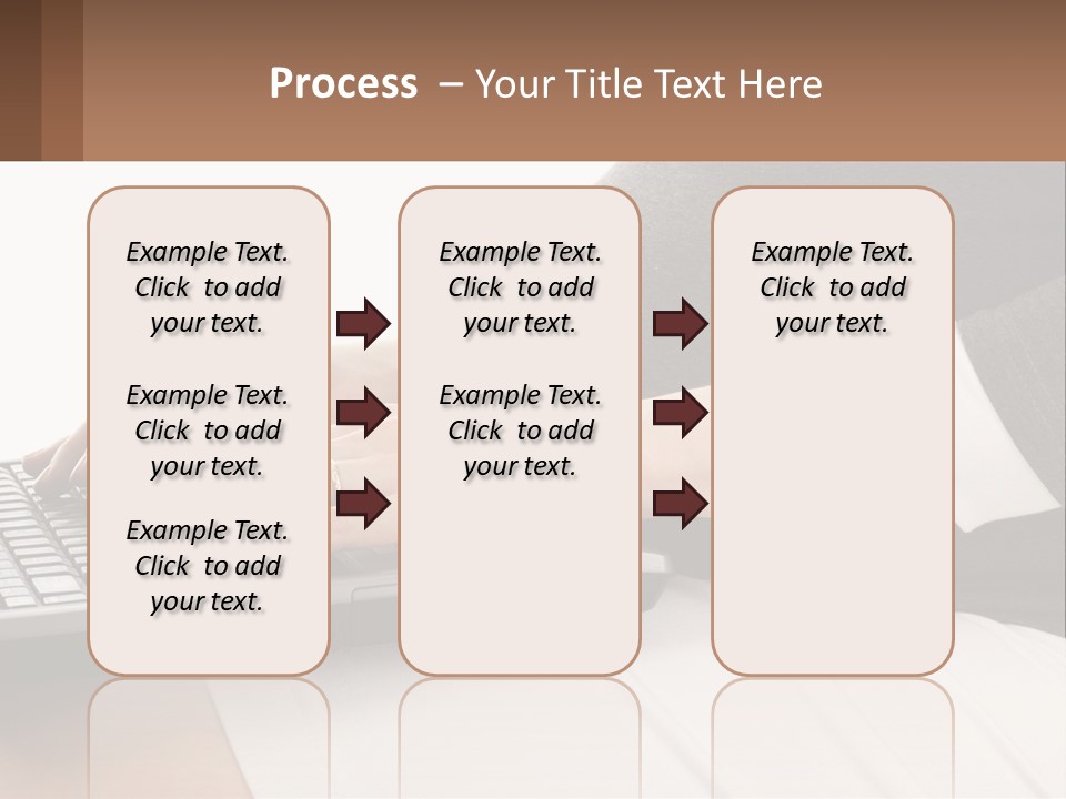 A Pregnant Woman Typing On A Laptop Computer PowerPoint Template