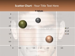 A Man's Face Is Shown In Multiple Squares PowerPoint Template
