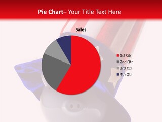 A Piggy Bank With A Patriotic Hat On Top Of It PowerPoint Template