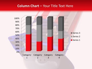 A Piggy Bank With A Patriotic Hat On Top Of It PowerPoint Template