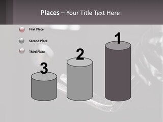 A Black And White Photo Of A Hand Holding A Door Handle PowerPoint Template