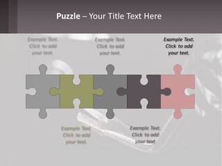 A Black And White Photo Of A Hand Holding A Door Handle PowerPoint Template