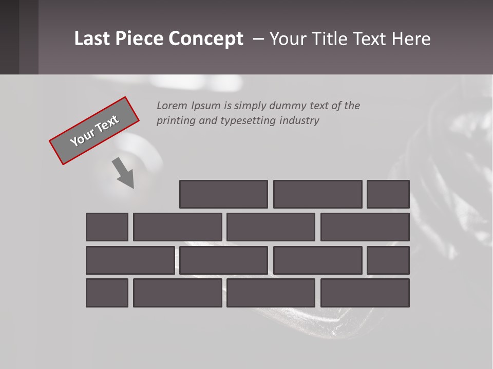 A Black And White Photo Of A Hand Holding A Door Handle PowerPoint Template