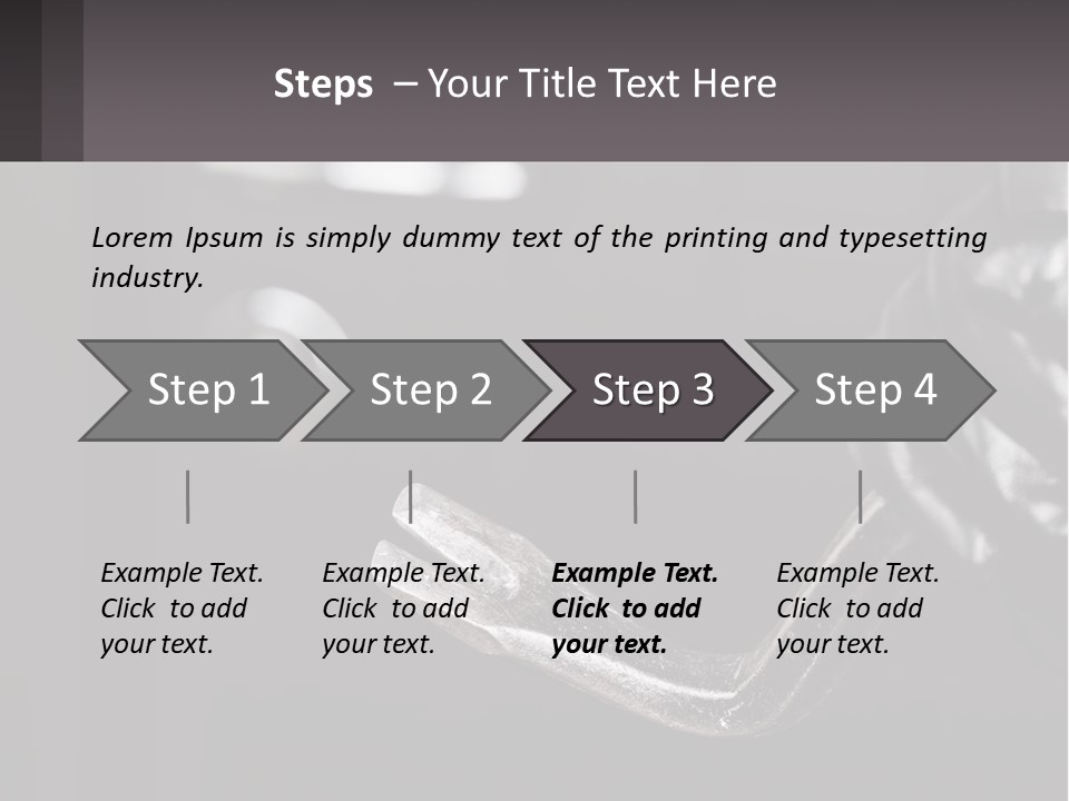 A Black And White Photo Of A Hand Holding A Door Handle PowerPoint Template