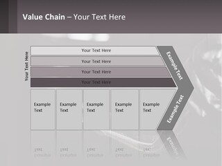 A Black And White Photo Of A Hand Holding A Door Handle PowerPoint Template