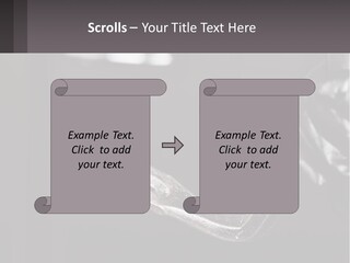 A Black And White Photo Of A Hand Holding A Door Handle PowerPoint Template