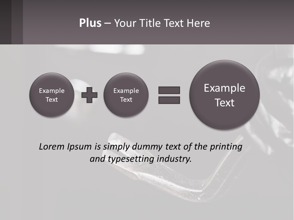 A Black And White Photo Of A Hand Holding A Door Handle PowerPoint Template