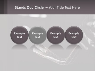 A Black And White Photo Of A Hand Holding A Door Handle PowerPoint Template